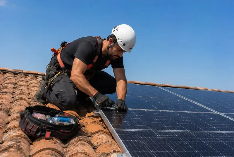 Maintenance et monitoring de panneaux solaires à Saint-Dolay